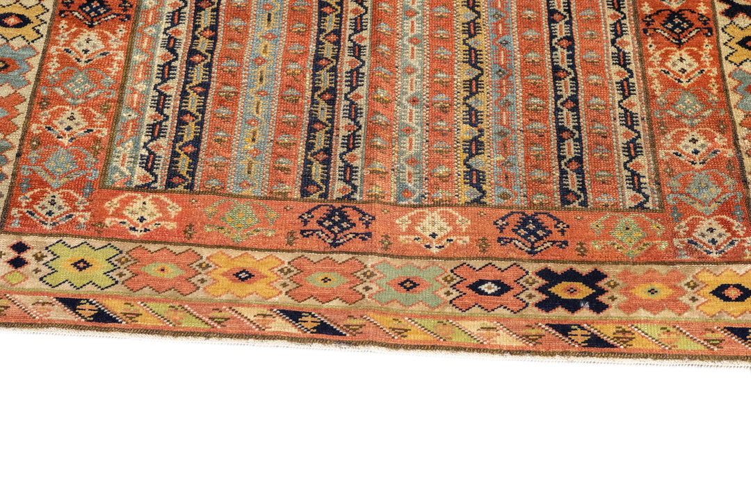 Antique Turkish Milas Rug 3'9'' x 4'6''