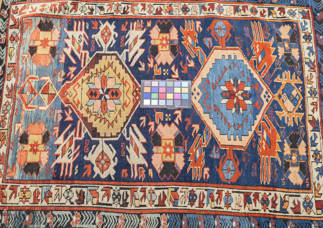 Antique Caucasian Kuba Rug 3'0" x 3'5''