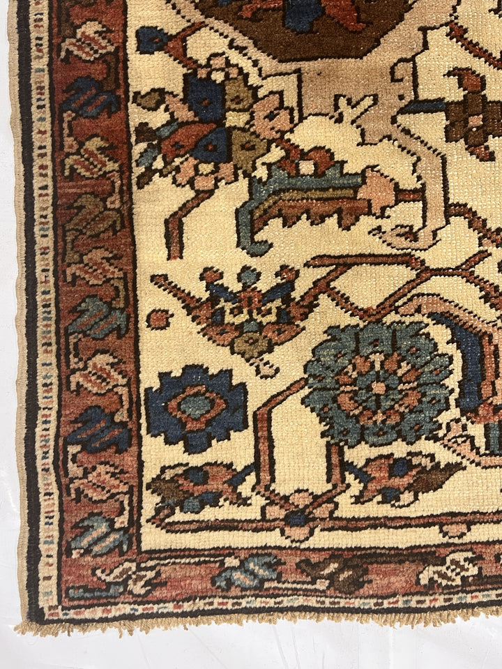 Antique Persian Serapi Rug 9'10" x 11’11"