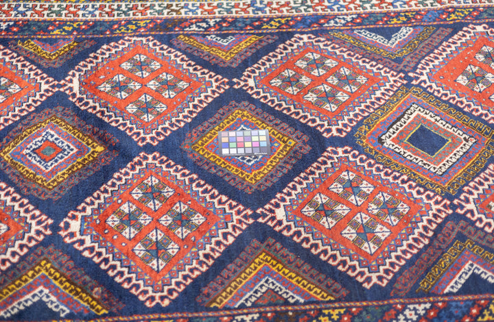 Antique Persian Khamseh Rug 5'0" x 8'2''