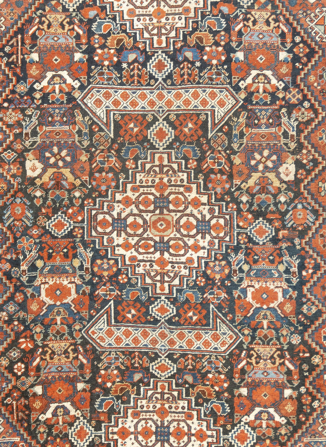 Antique Persian Qashqai Rug 5'10'' x 8'2''