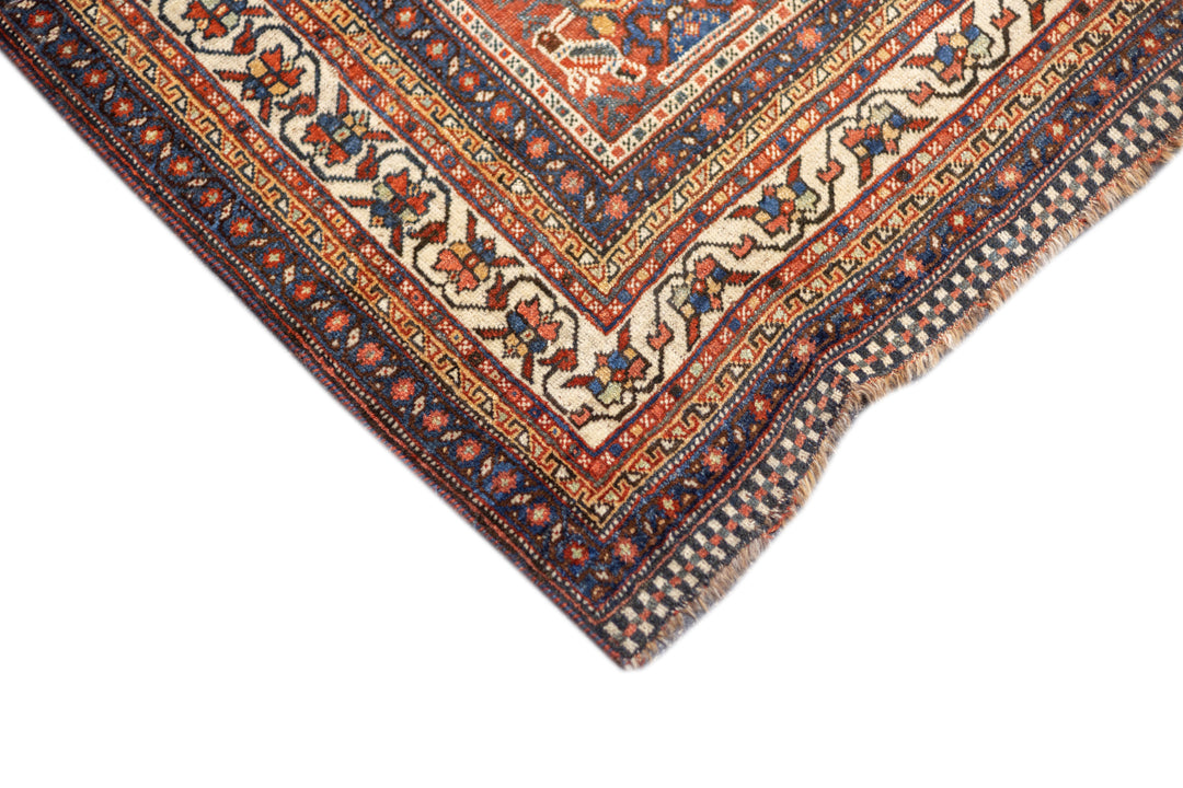 Antique Persian Qashqai Rug 5'10'' x 8'2''