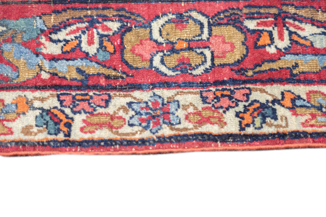 Antique Persian Lavar Kerman Rug 4'6'' x 7'7''