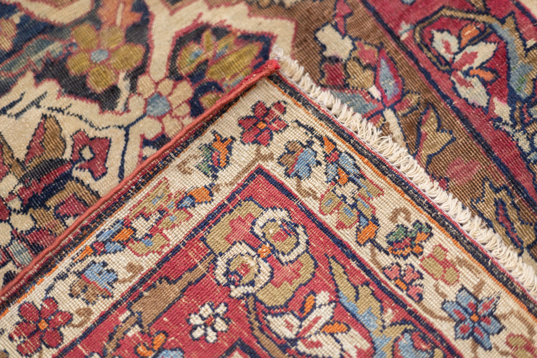 Antique Persian Lavar Kerman Rug 4'6'' x 7'7''