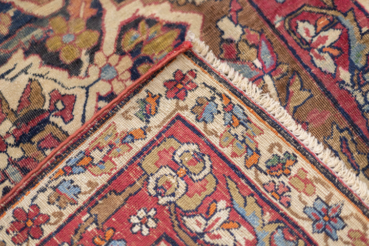 Antique Persian Lavar Kerman Rug 4'6'' x 7'7''