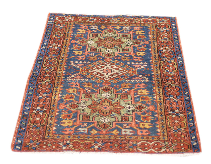 Antique Persian Heriz Rug 3'1'' x 3'11''