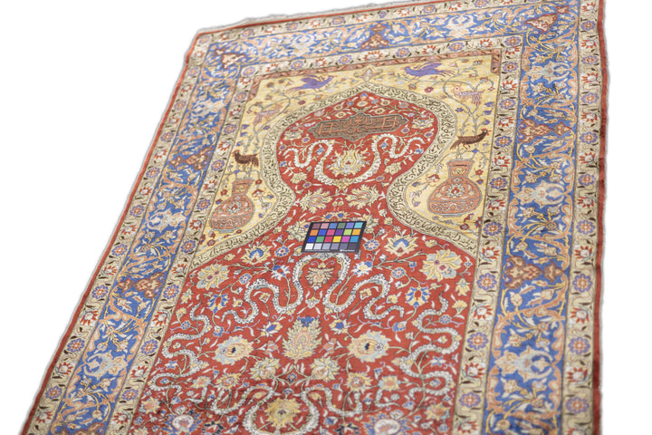 Antique Hereke Rug 4’4” x 6’3"