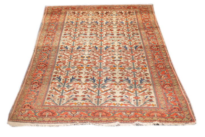 Antique Persian Malayer Rug 4'4'' x 6'8''