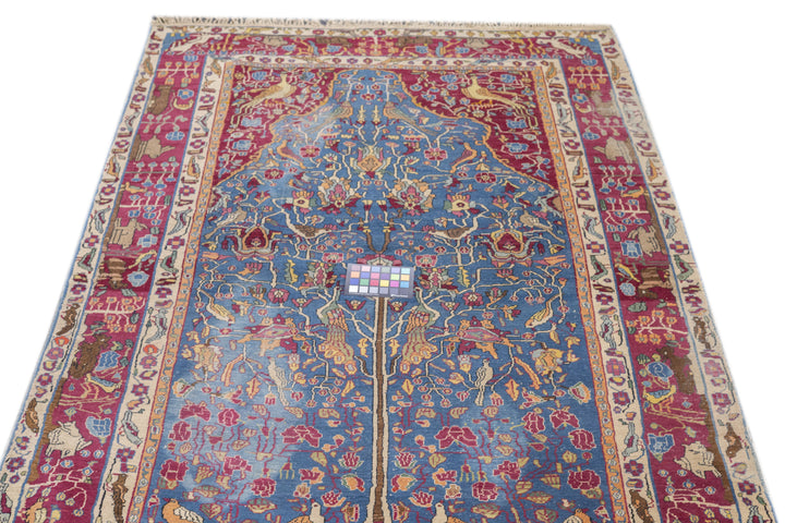 Antique Persian Tehran Rug 4'9'' x 7'2''