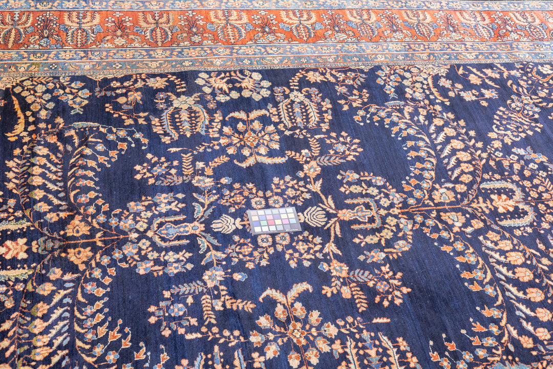 Antique Persian Sarouk Rug 8'8'' x 11'8''