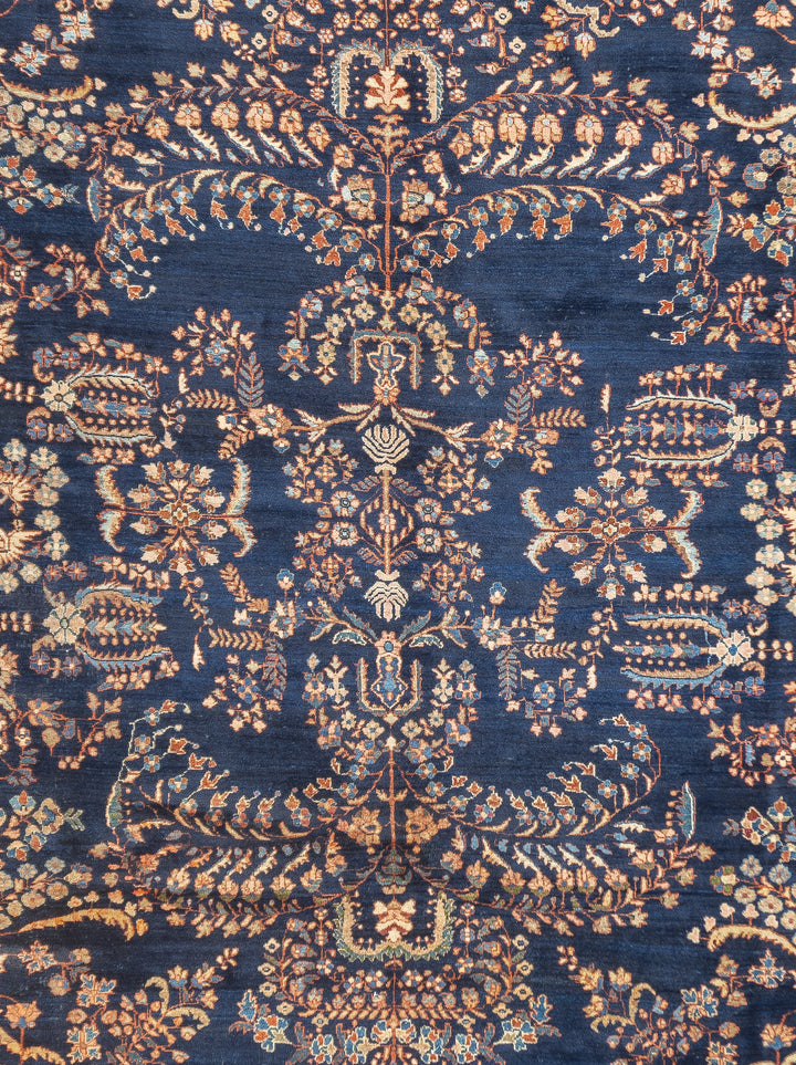 Antique Persian Sarouk Rug 8'8'' x 11'8''