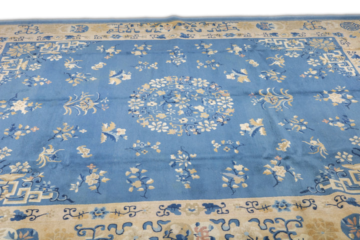 Antique Chinese Peking Rug 9'3'' x 11'8''