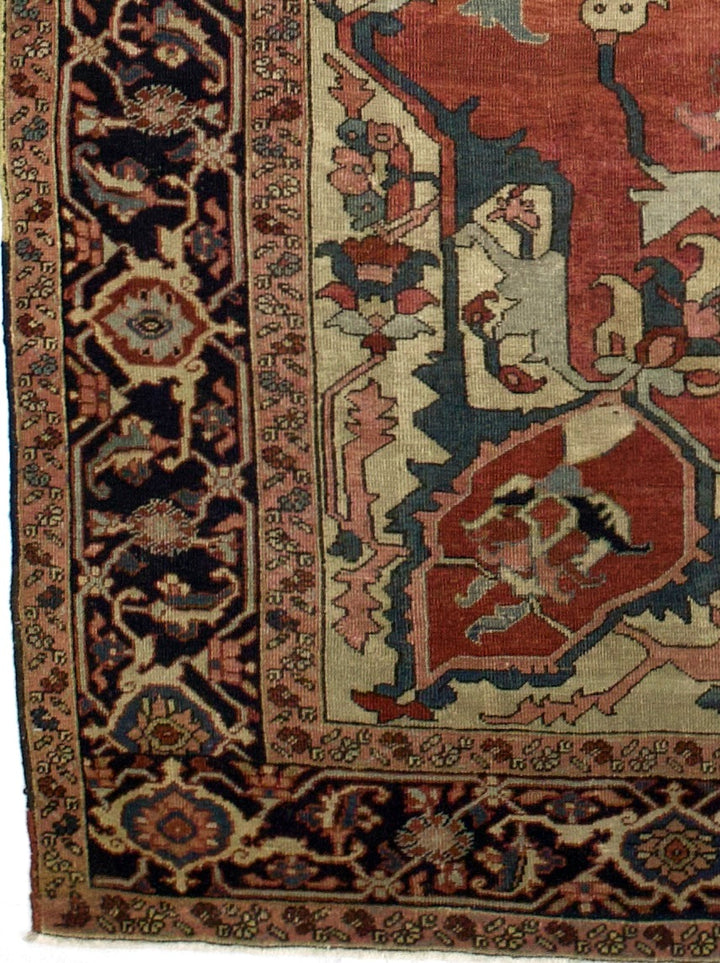 Antique Persian Serapi Rug 8'5" x 11’5"