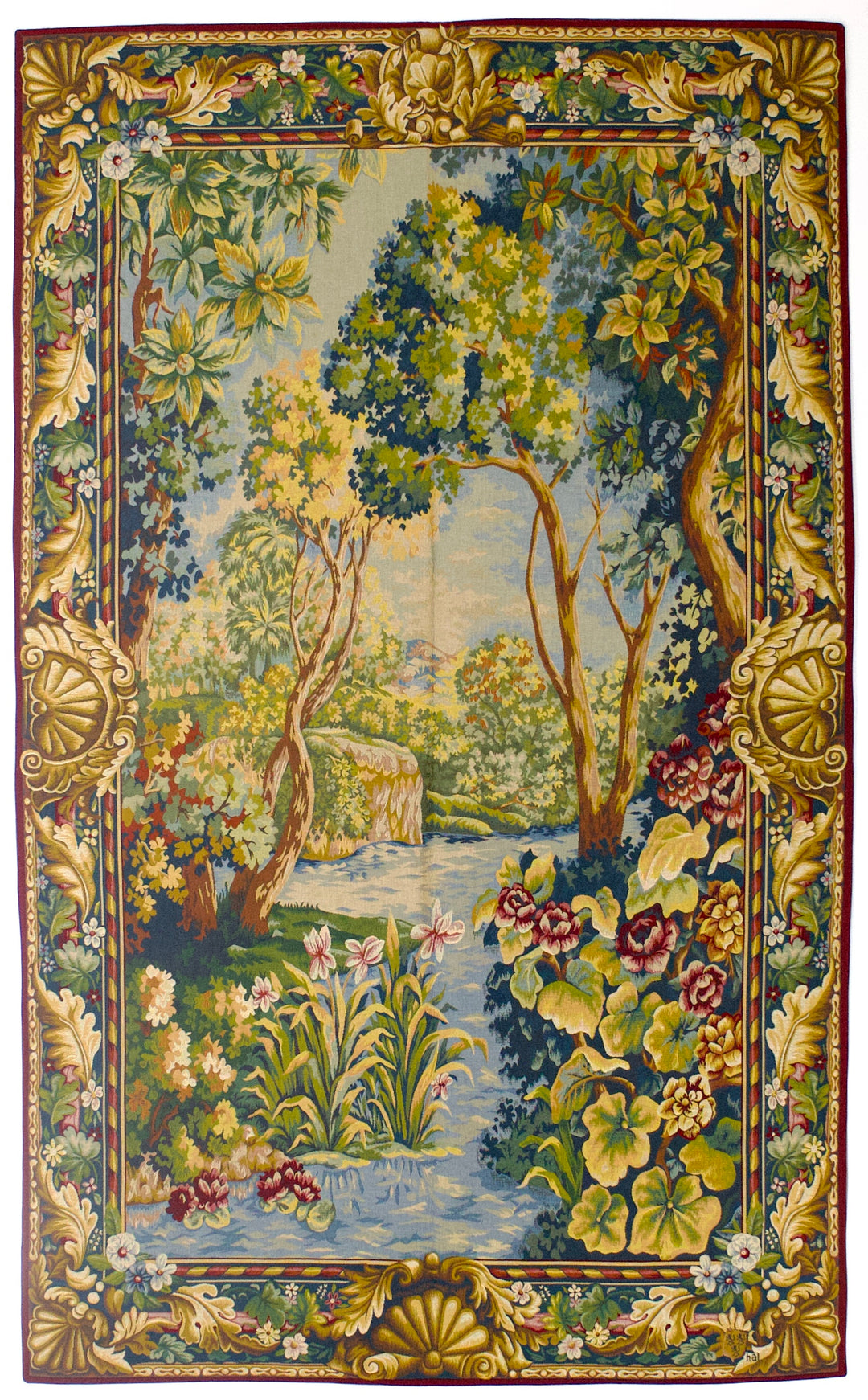 Antique European Tapestry 4’10" x 7’11"