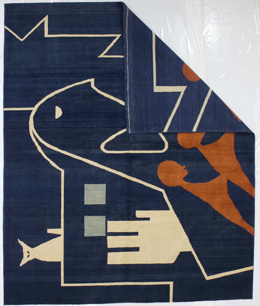 Vintage Artistic Rug (Kees Timmer) 6’7” x 7’10"