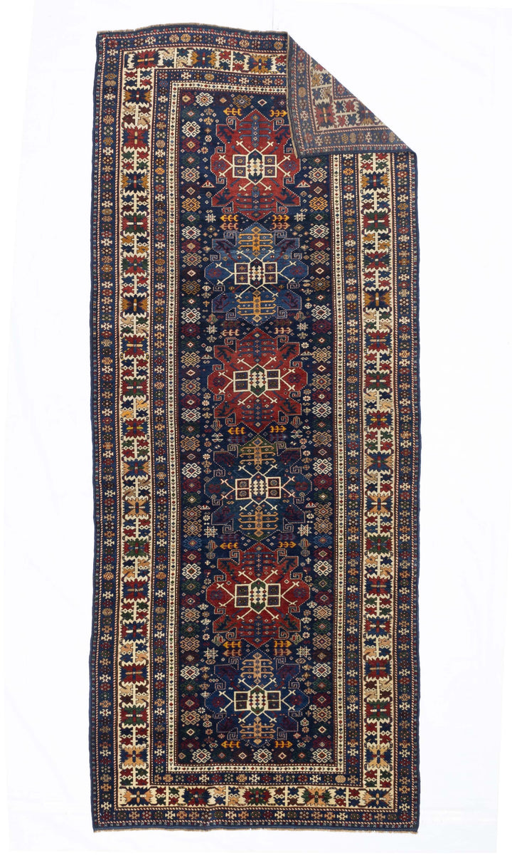 Antique Caucasian Shirvan Rug 4'1" x 9’10”