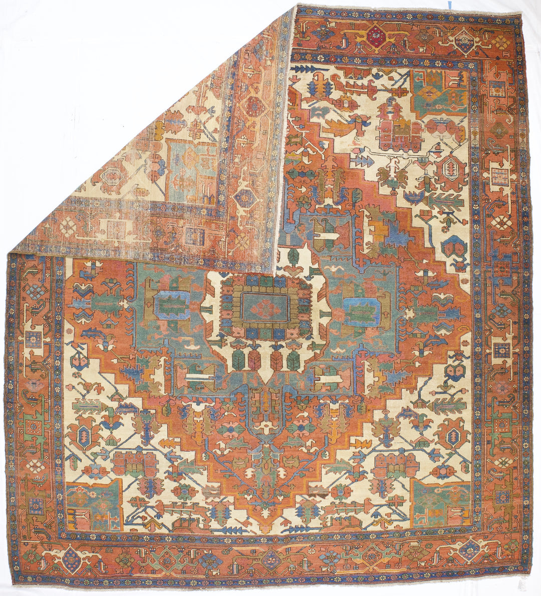 Antique Persian Bakhshayesh Rug 10’6" x 11’7”