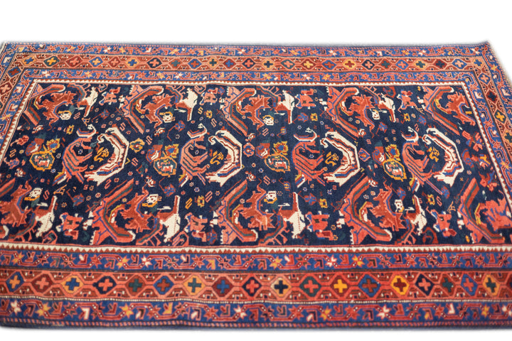 Antique Caucasian Bijov Rug 3'11'' x 5'10''