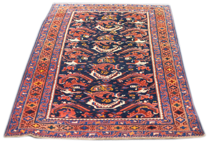 Antique Caucasian Bijov Rug 3'11'' x 5'10''