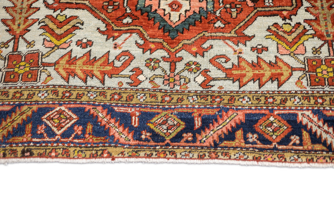 Antique Persian Serapi Rug 5'1'' x 6'11''