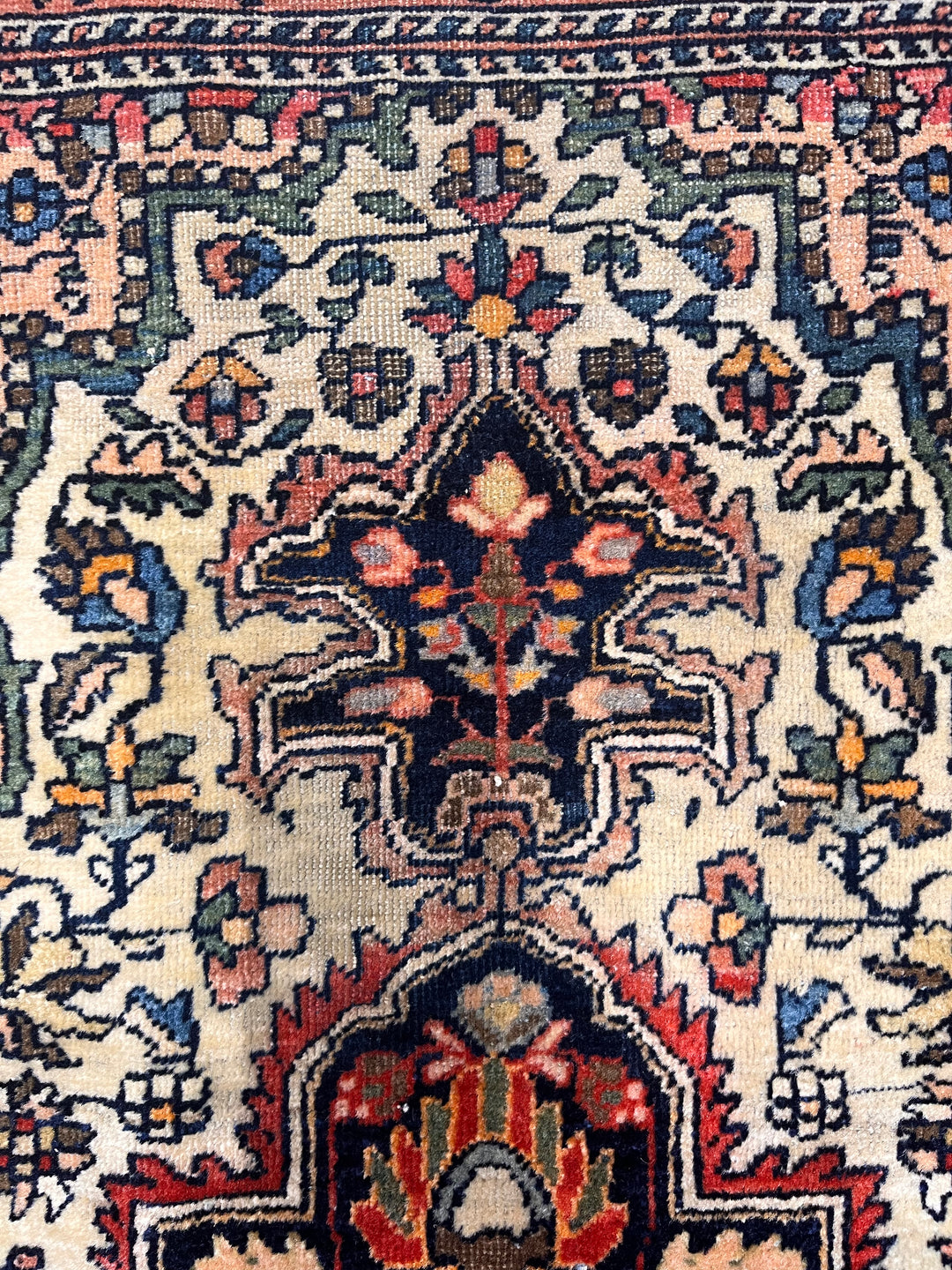 Antique Persian Farahan Sarouk Rug 3’3" x 4’10"