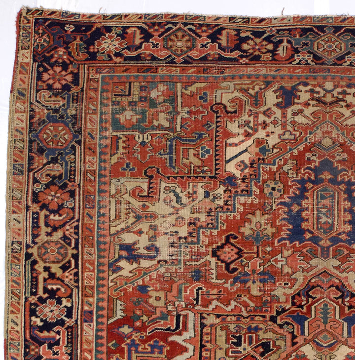 Antique Persian Heriz Rug 8'6" x 11’1"