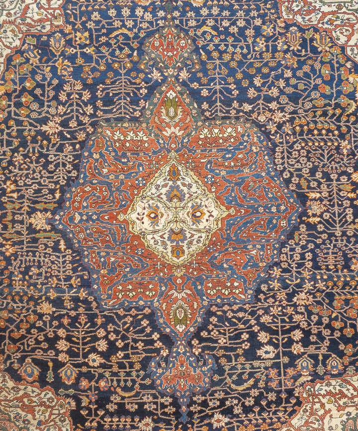 Antique Farahan Sarouk Rug 11'2'' x 13'4''