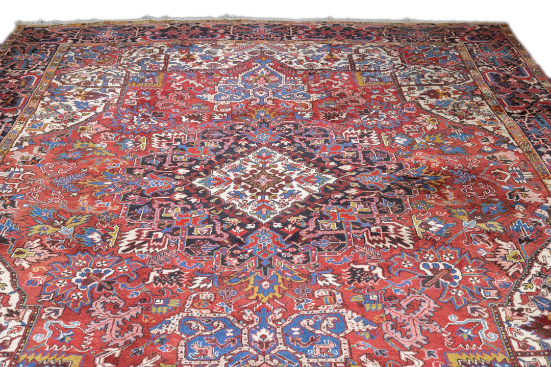 Antique Persian Heriz Rug 9'11'' x 13'3''