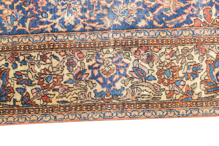 Antique Persian Isfahan Rug 4’2" x 6’7"