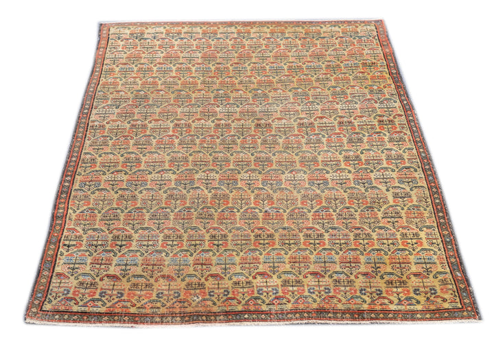 Antique Persian Farahan Rug 3'3'' x 4'9''