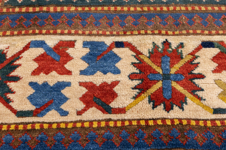 Antique Caucasian Borchelou Kazak Rug 4'8'' x 8'6''