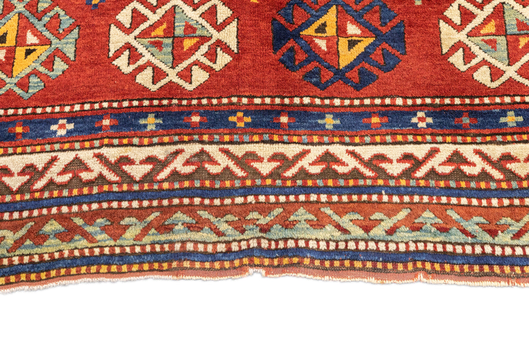 Antique Caucasian Kazak Rug 5'9'' x 8'3''