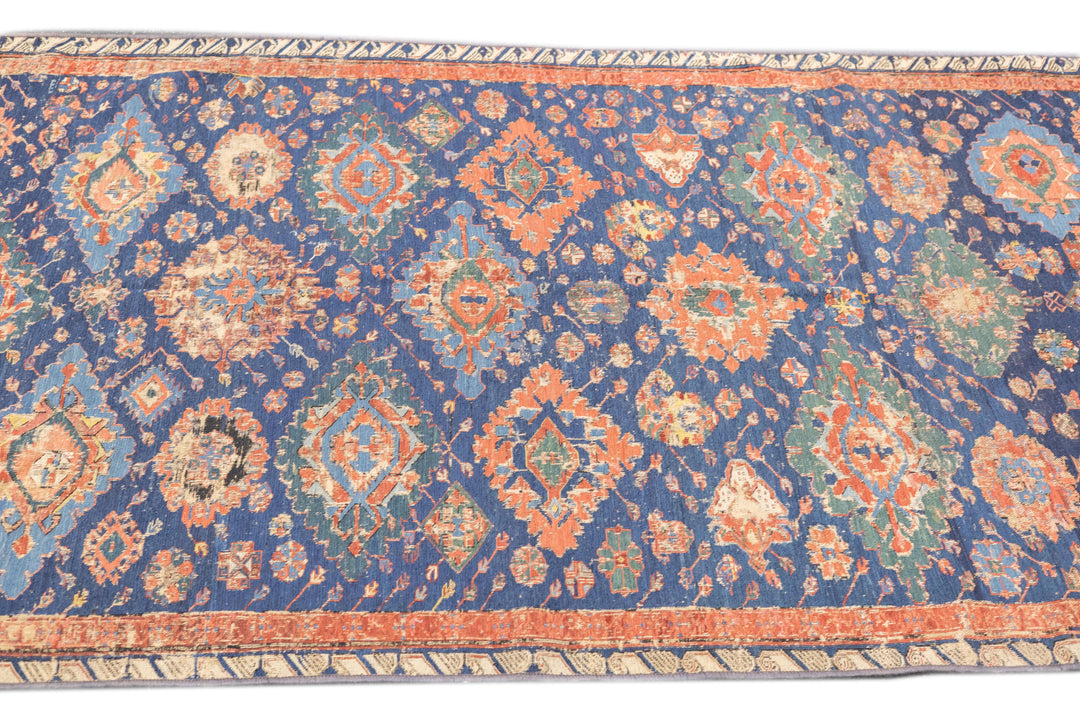 Antique Caucasian Sumak Rug 4'3'' x 8'3''