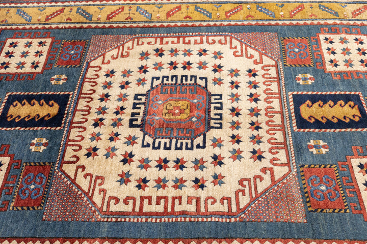 Antique Karachov Kazak Rug 5'5'' x 6'10''