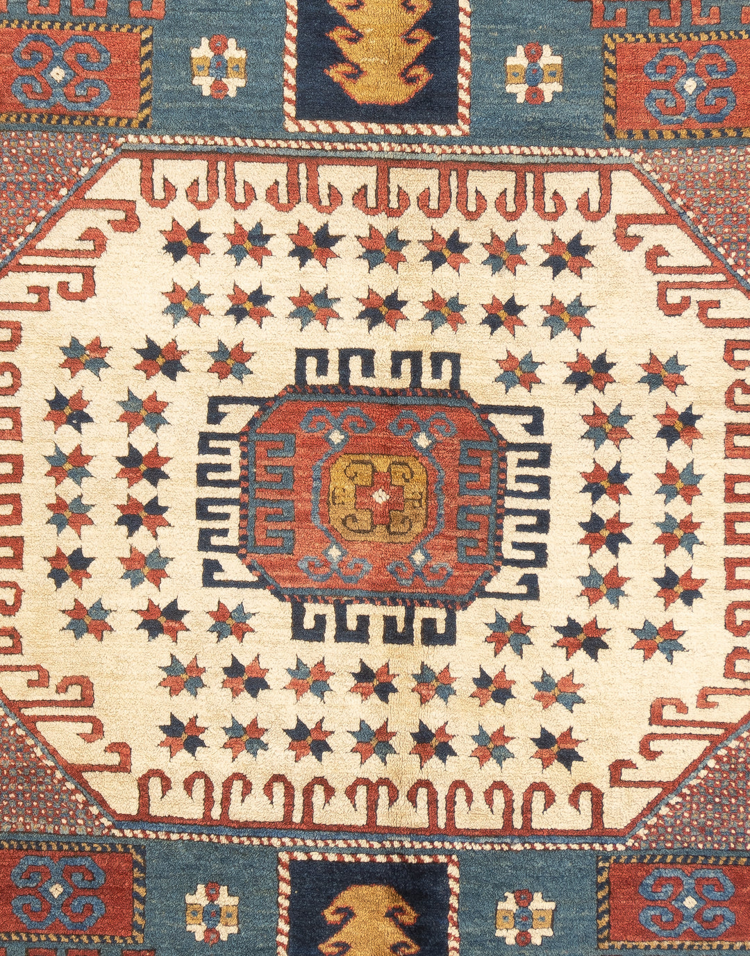 Antique Karachov Kazak Rug 5'5'' x 6'10''