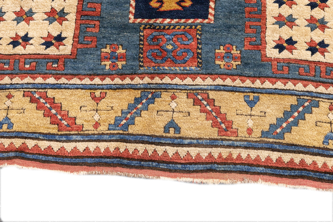 Antique Karachov Kazak Rug 5'5'' x 6'10''