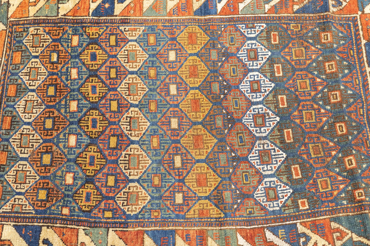 Antique Kazak Rug 3'1'' x 4'3''