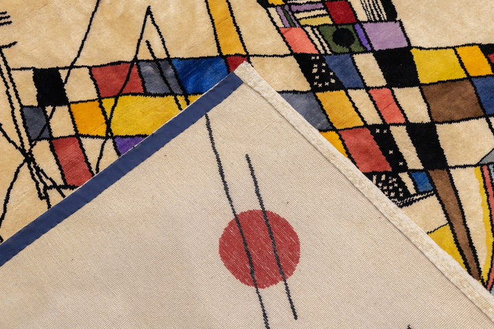 Harmony in Abstraction Rug Designed by Wassily Kandinsky 6'7'' x 8'1''