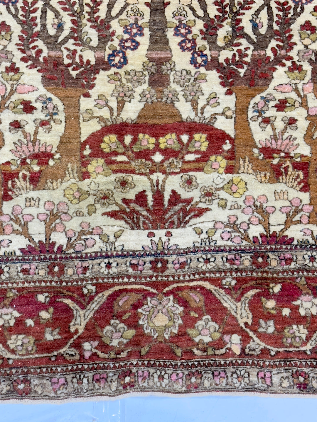 Antique Persian Tehran Rug 4’3” x 6’3”