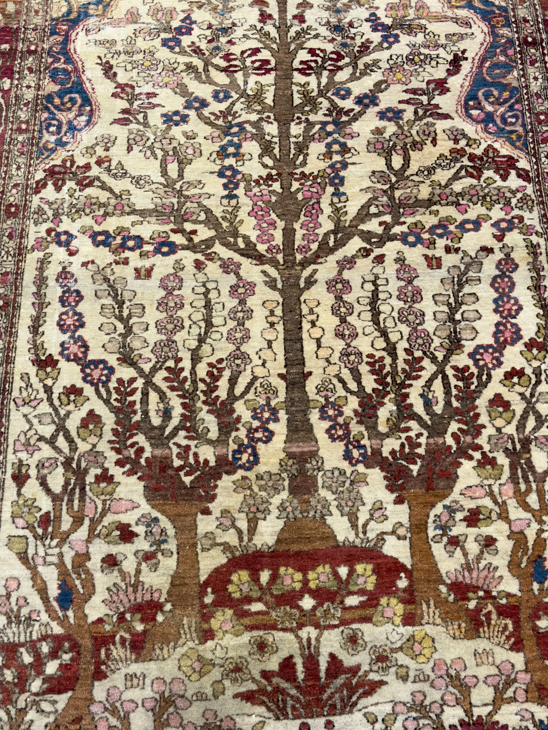 Antique Persian Tehran Rug 4’3” x 6’3”