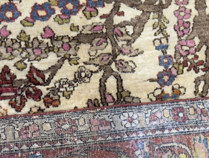 Antique Persian Tehran Rug 4’3” x 6’3”