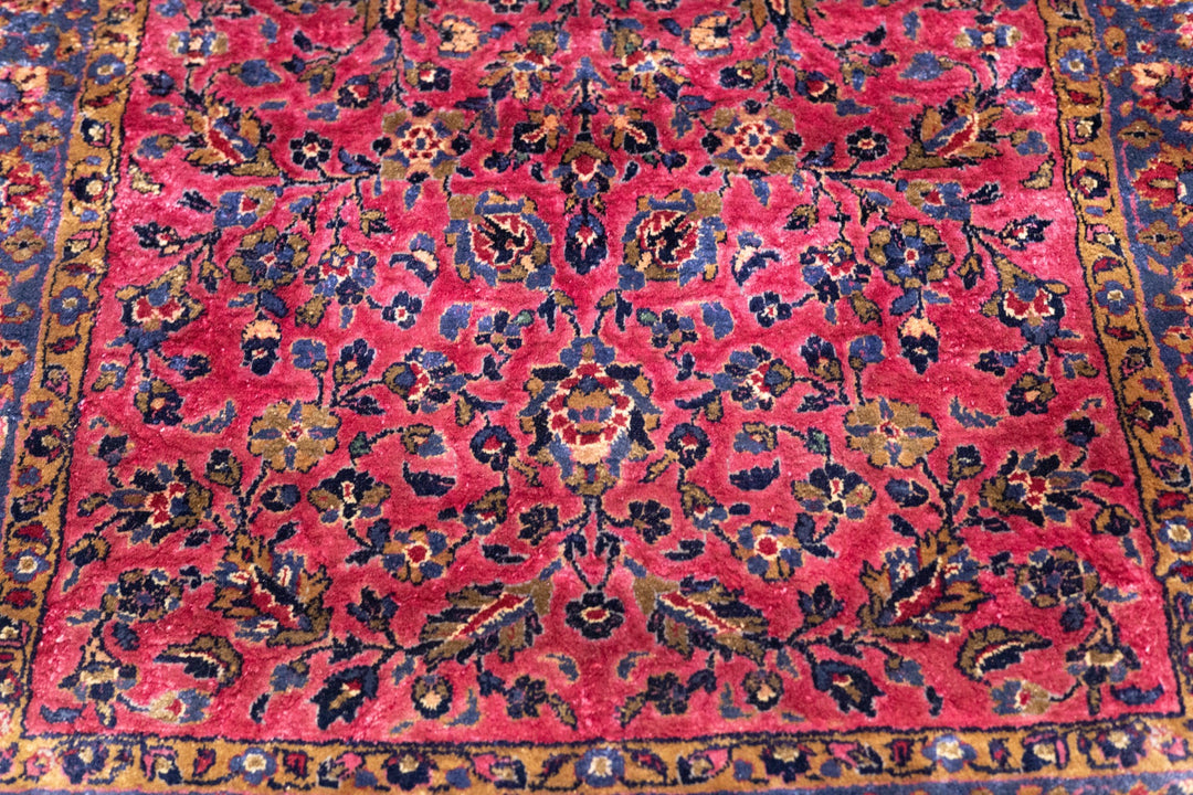 Antique Persian Kashan Rug 1'11'' x 5'11''