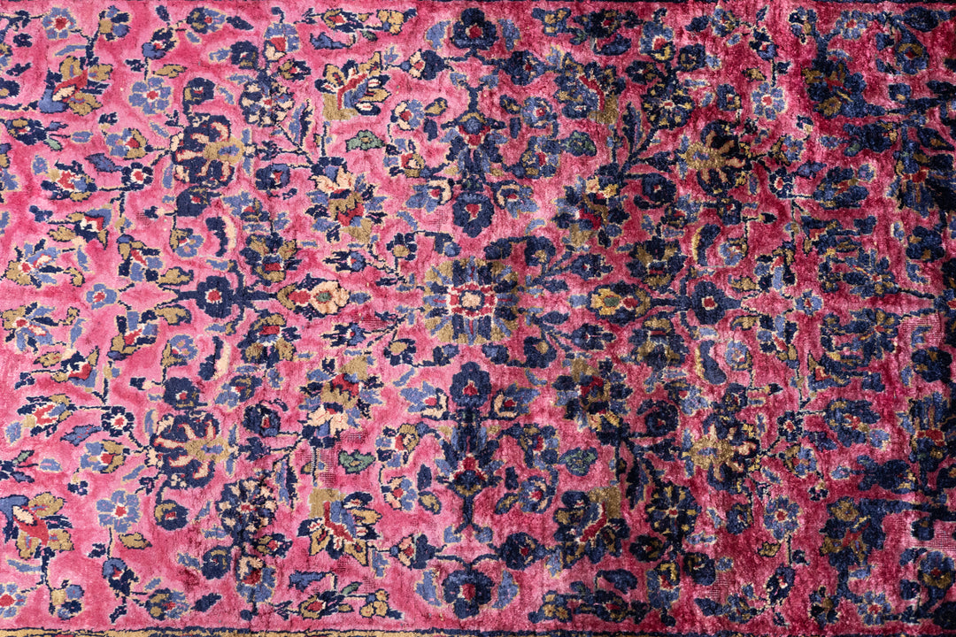 Antique Persian Kashan Rug 1'11'' x 5'11''