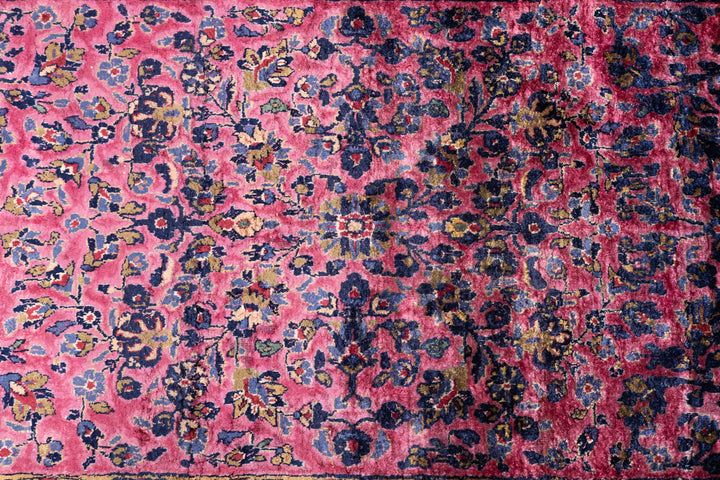 Antique Persian Kashan Rug 1'11'' x 5'11''