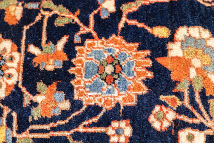 Antique Persian Mohtasham Kashan Rug 4’3" x 6’5"