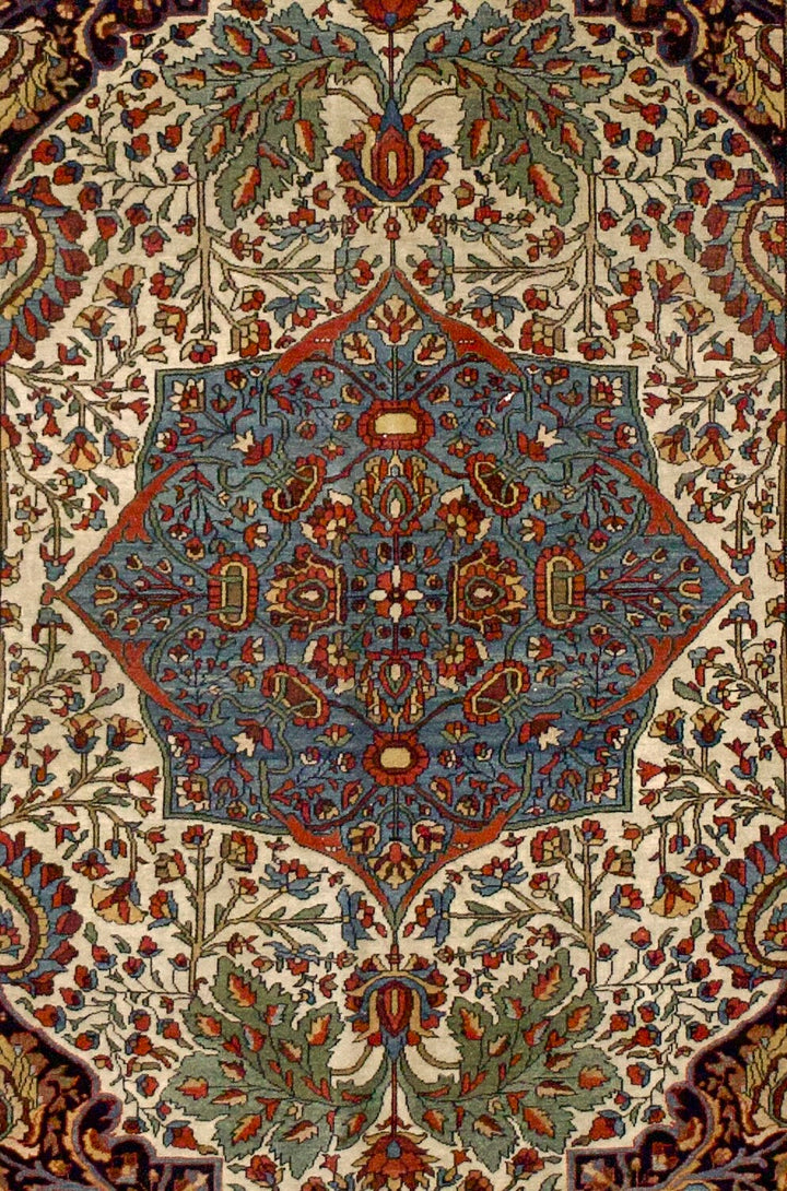 Antique Farahan Sarouk Rug 4'3" x 6’7"