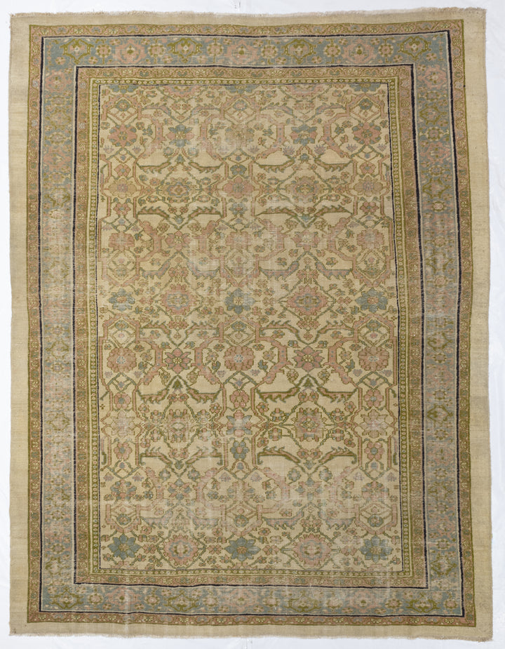 Fine Antique Persian Sultanabad Mahal Rug 7'0" x 9’1”