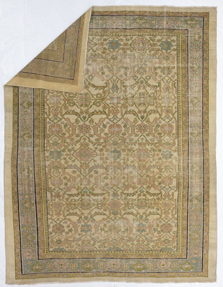 Fine Antique Persian Sultanabad Mahal Rug 7'0" x 9’1”