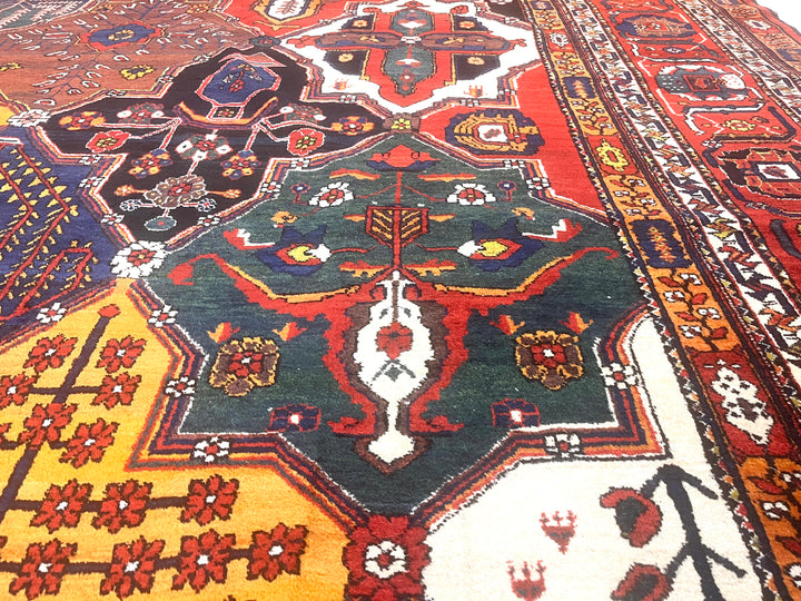 Antique Persian Bakhtiari Rug 13’6” x 20’5”