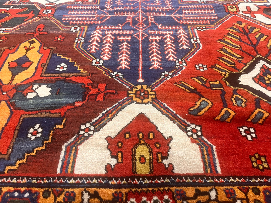 Antique Persian Bakhtiari Rug 13’6” x 20’5”